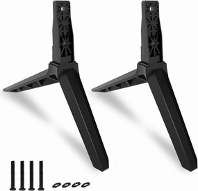 OEM Part - TV Base Stand Legs Compatible with Vizio Smart TV 43" Base Tabletop TVs Stand for Model D43FX-F4, D43N-E4 (Screws Included), Black