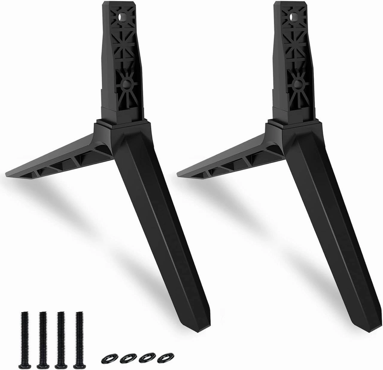 OEM Part - TV Base Stand Legs Compatible with Vizio Smart TV 43" Base Tabletop TVs Stand for Model D43FX-F4, D43N-E4 (Screws Included), Black