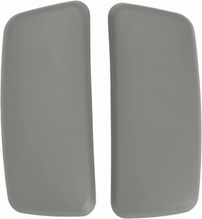 Office Chair Arm Pads Replacement - for Haworth Zody Chair Non-Slip Rubber Base Upholstered Armrests - Long-Lasting Universal Fit Office Chair Parts, Comfortable Support, Chair Repair Part