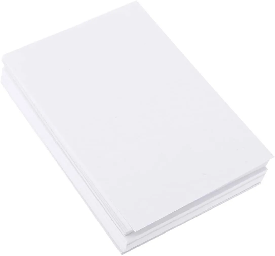OHPHCALL 100pcs Watercolor Paper for Beginners and Students Smooth Texture Painting Paper for Sketching Crafting and Drawing for Artistic Creations and School