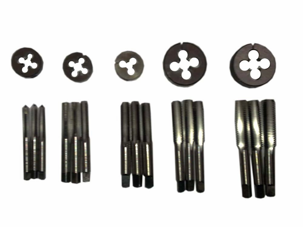 OMEX British Standard Cycle TAP & DIE Set BSB BSCY Cycle CEI TAP DIE Set 1/4" to 1/2" - New 20 PCS Set