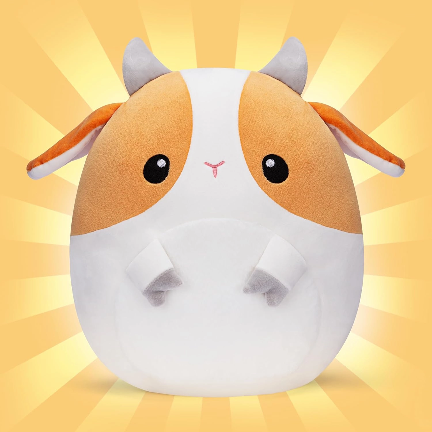 Original 12.5" Goat Pillow Stuffed Animal Plush Toy,Big Size Sheep Soft Plushy Toys,Cute Fat Cuddle Huggable Adorable Plushie,Gift for Kids