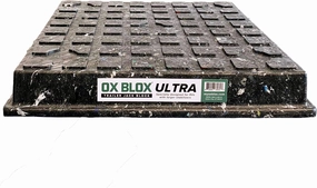 OX BLOX Ultra Trailer Jack Block - Universal RV Leveling Blocks - Durable & Stackable - For All Jack Types - 100% Recycled Plastic - Works For Class A Motorhomes