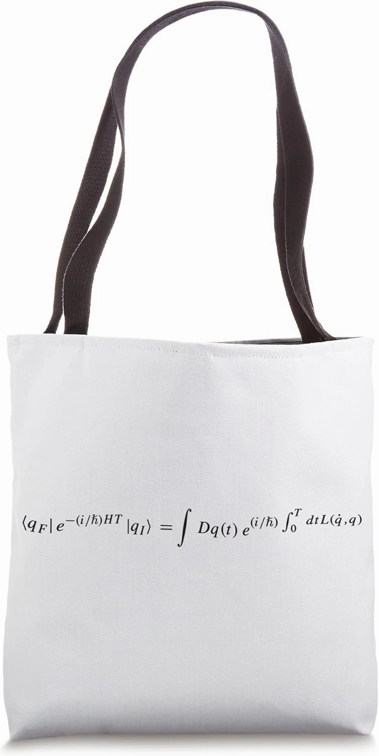 path integral formulation of quantum mechanics, science Tote Bag