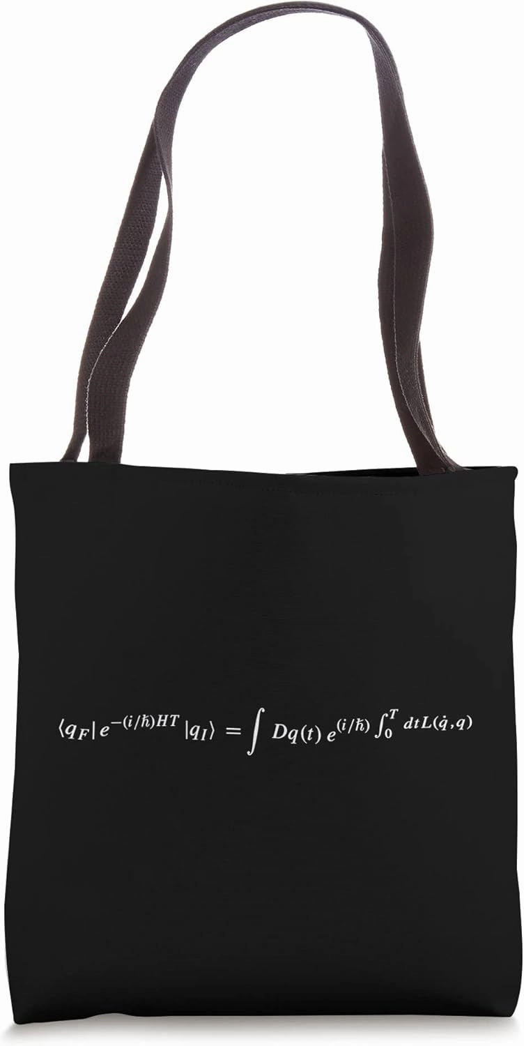 path integral formulation of quantum mechanics, science Tote Bag