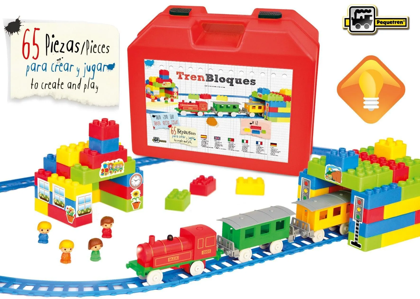 PEQUETREN 2002 Train Blocks Train Set