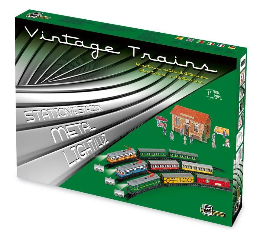 PEQUETREN 302 Passengers Colours Metallic Train Set
