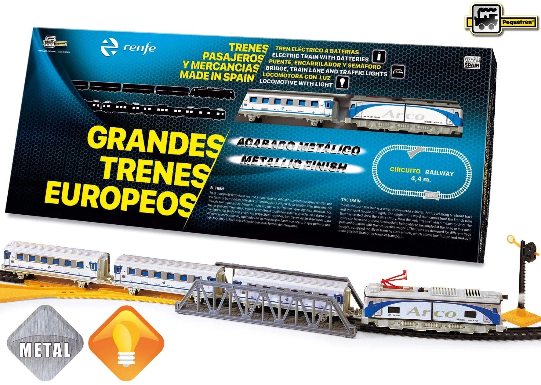 PEQUETREN 525 Large European Passenger Train Set