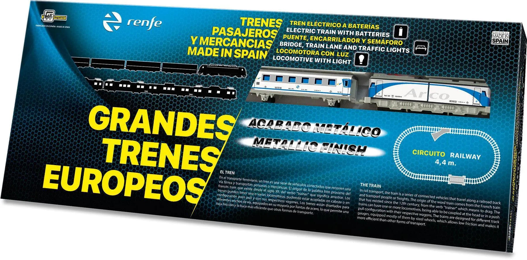 PEQUETREN 525 Large European Passenger Train Set