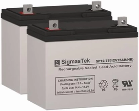 Permobil Trax Miniflex Wheelchair Deep Cycle Battery 12V 75AH Replacement