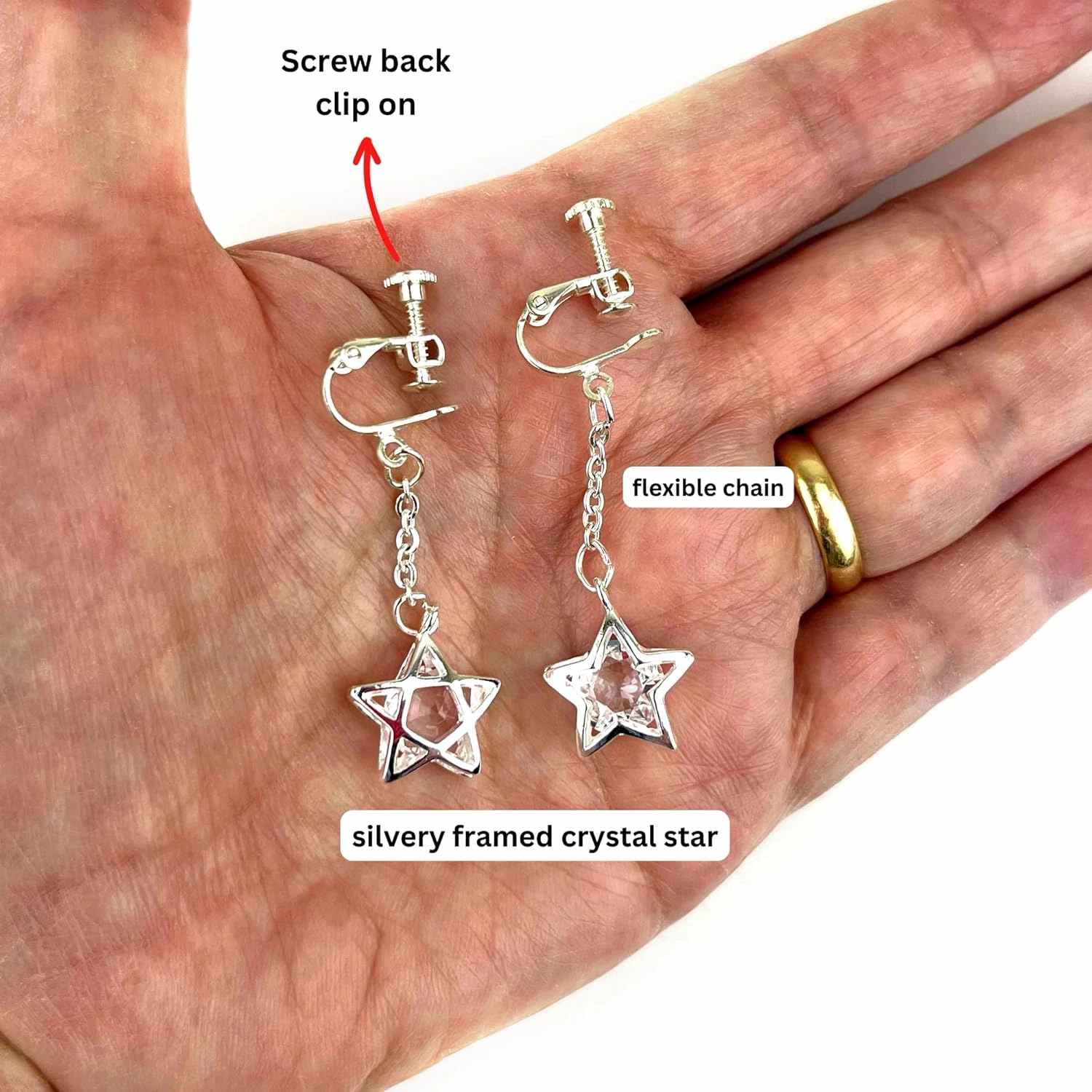 Philippine PAROL Earrings Christmas Lantern Filipino UPICK Drop Dangle Jewelry (Screw back clip on)