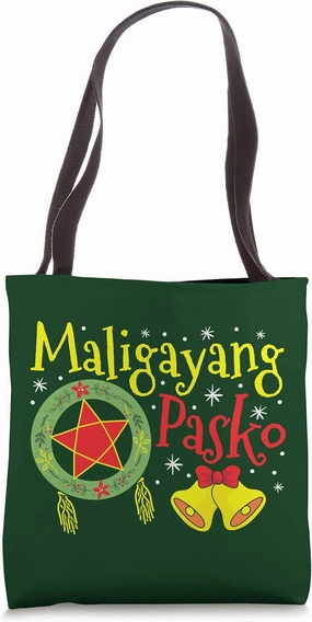 Philippines Filipino Christmas Maligayang Pasko Tote Bag