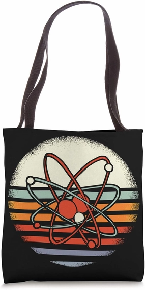 Physicist Magnetic Field Scientist Atom Science Nerd Physics Tote Bag