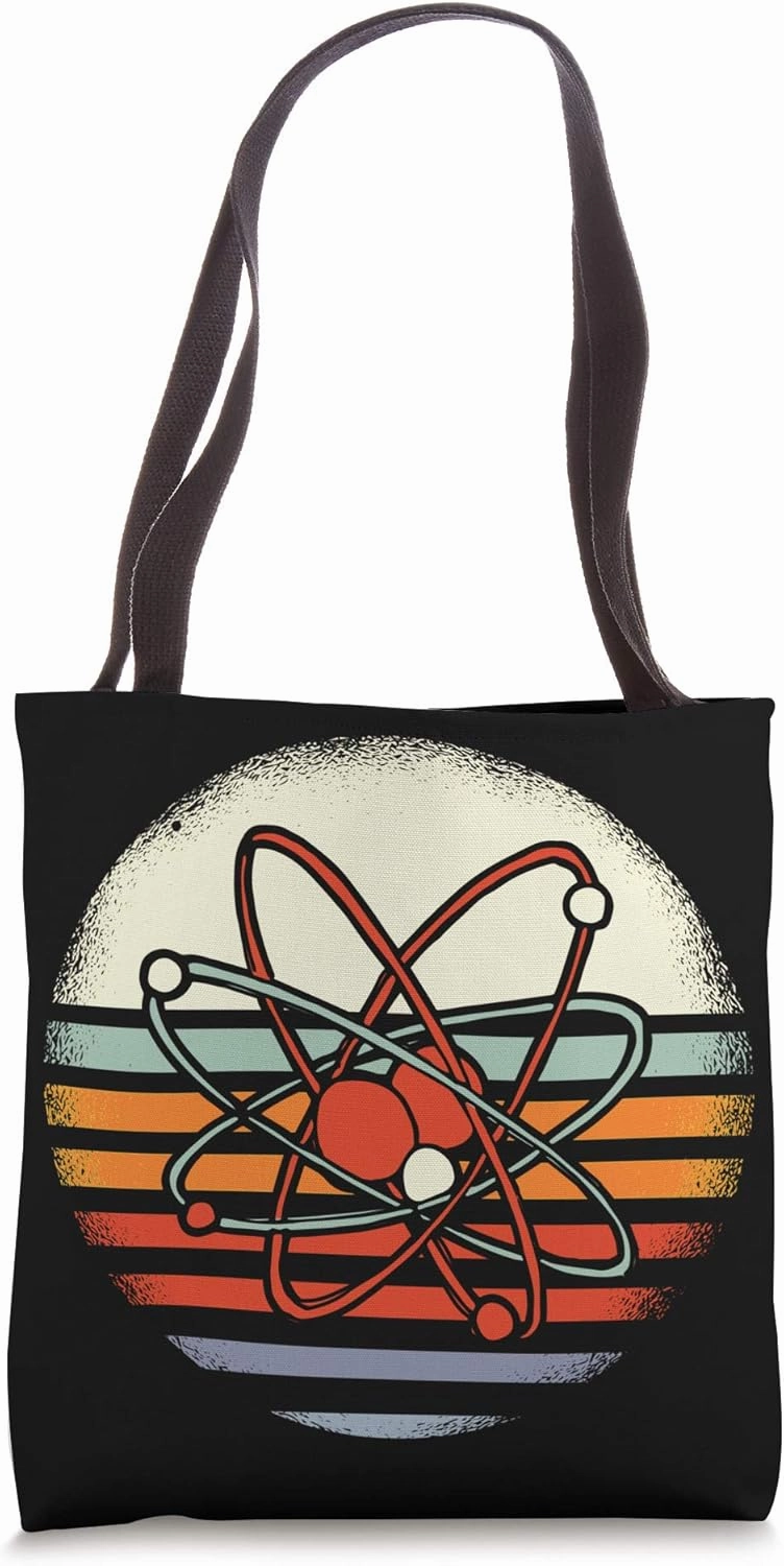 Physicist Magnetic Field Scientist Atom Science Nerd Physics Tote Bag