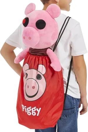 PIGGY - Jumbo Plush (16" Large Plushies w/Drawstring Bag, Series 1)