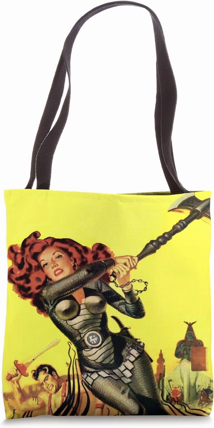 Planet Stories Science Fiction Art Tote Bag