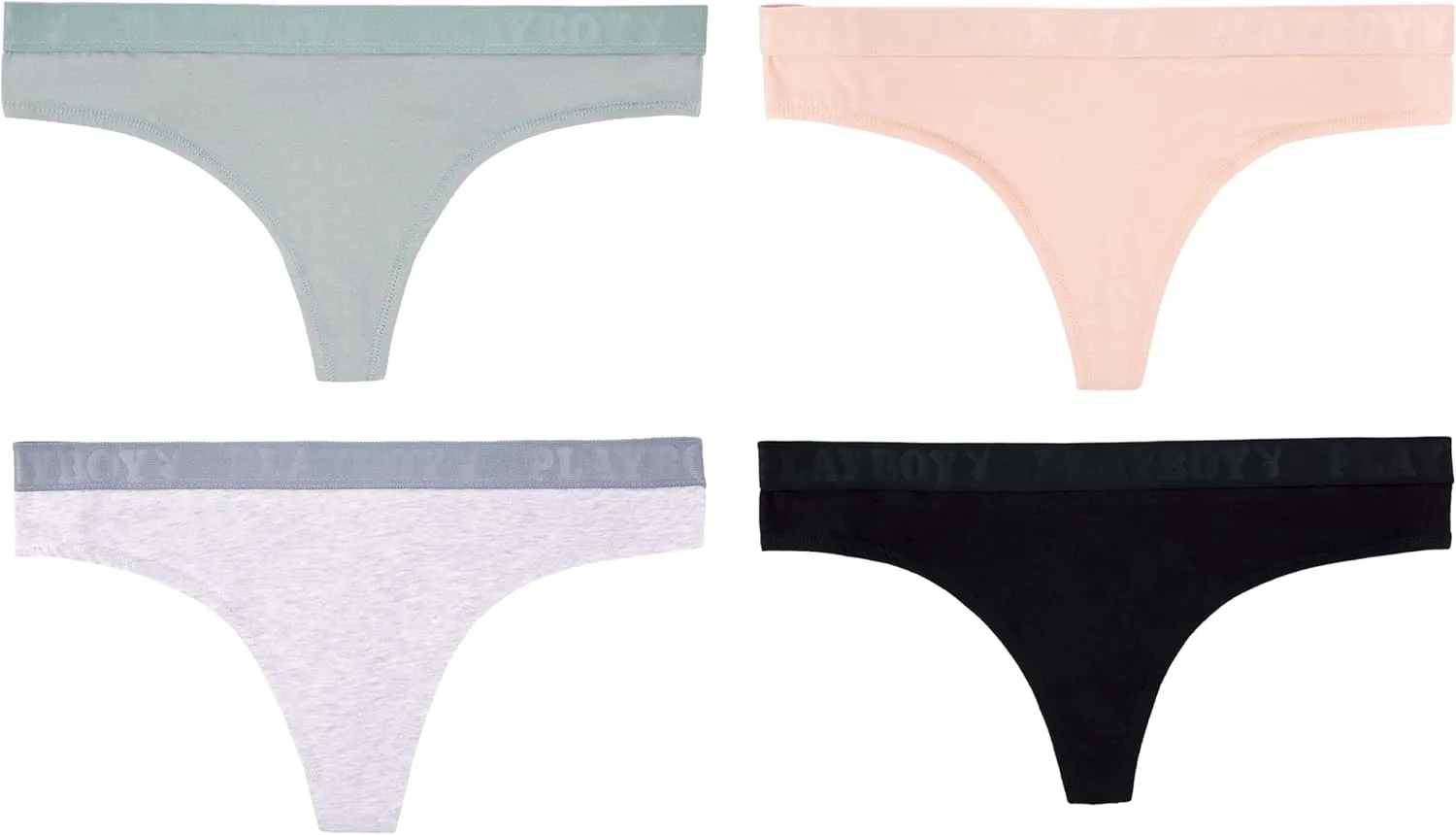 Playboy Women's Juniors Ladies Bunny Print Underwear and Sports Bra Sets in Sizes XXS-XL