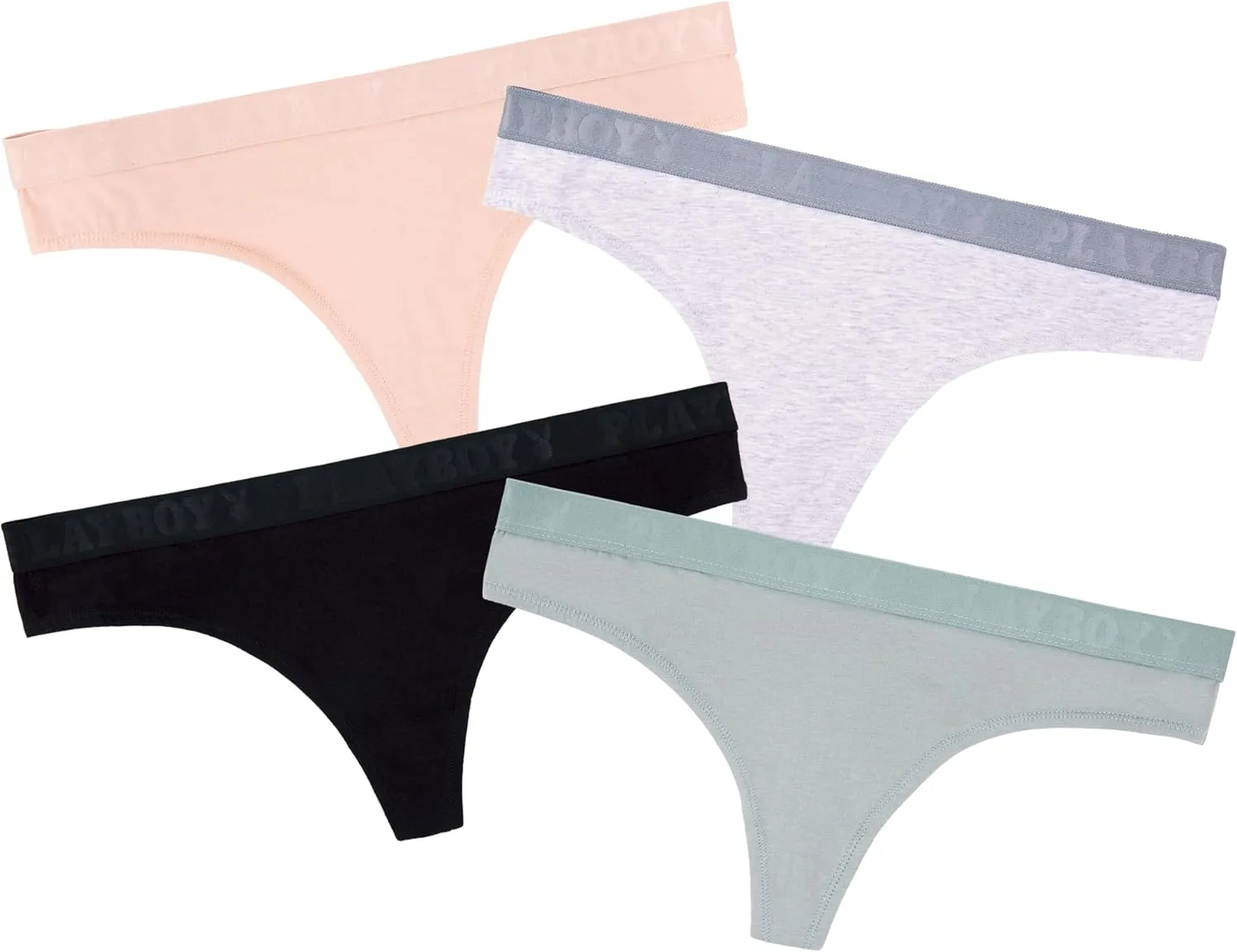 Playboy Women's Juniors Ladies Bunny Print Underwear and Sports Bra Sets in Sizes XXS-XL