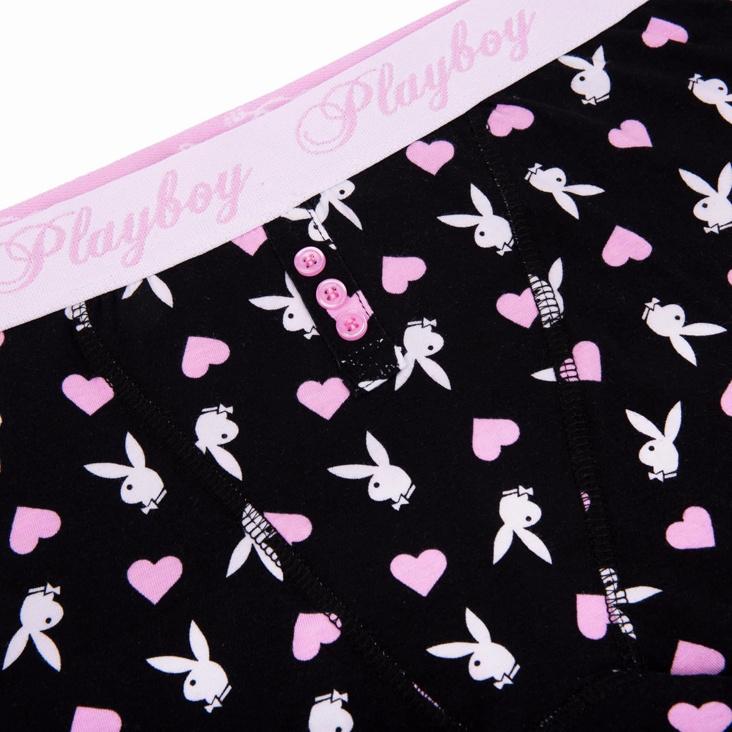 Playboy Women's Juniors Ladies Bunny Print Underwear and Sports Bra Sets in Sizes XXS-XL