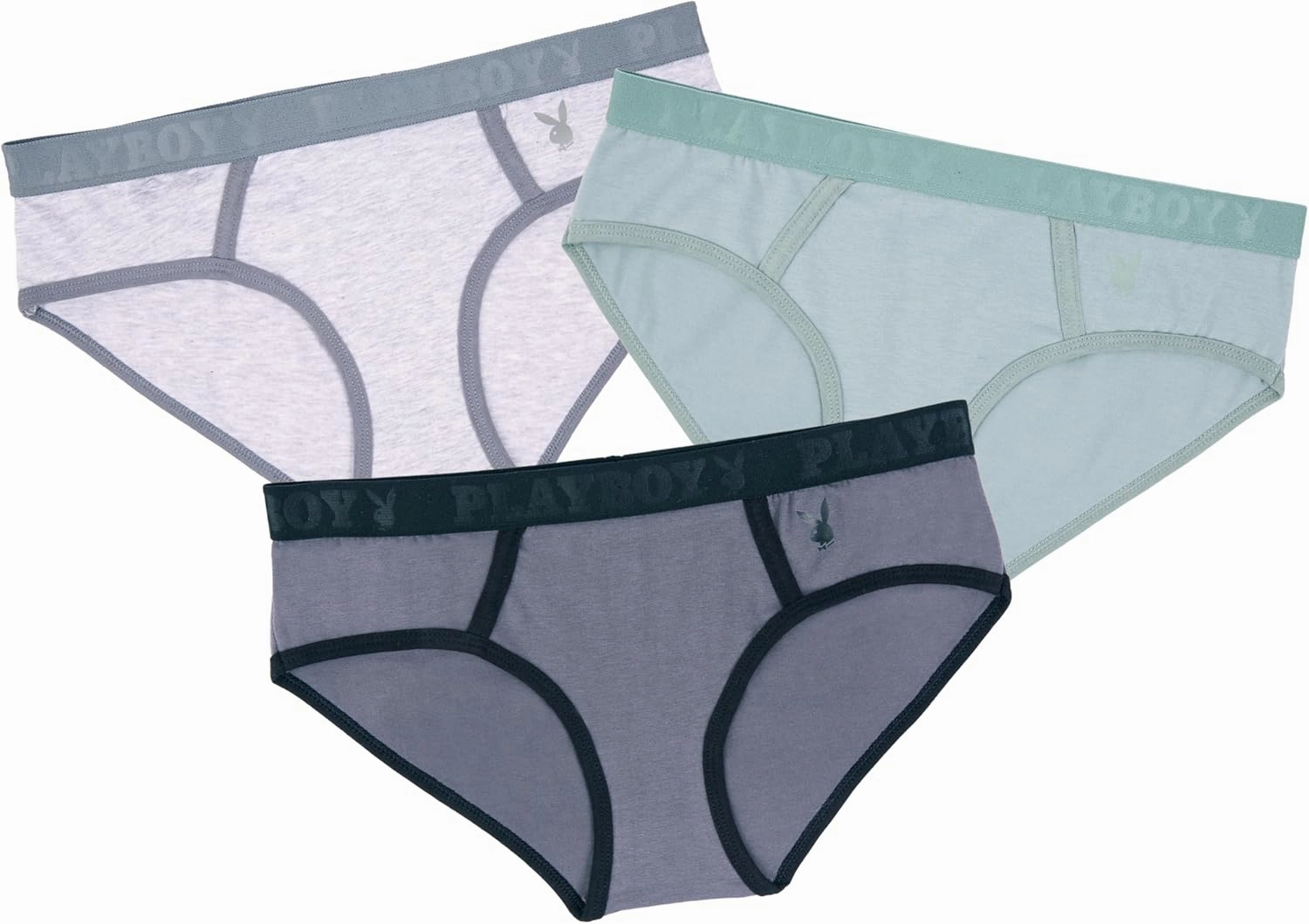 Playboy Women's Juniors Ladies Bunny Print Underwear and Sports Bra Sets in Sizes XXS-XL