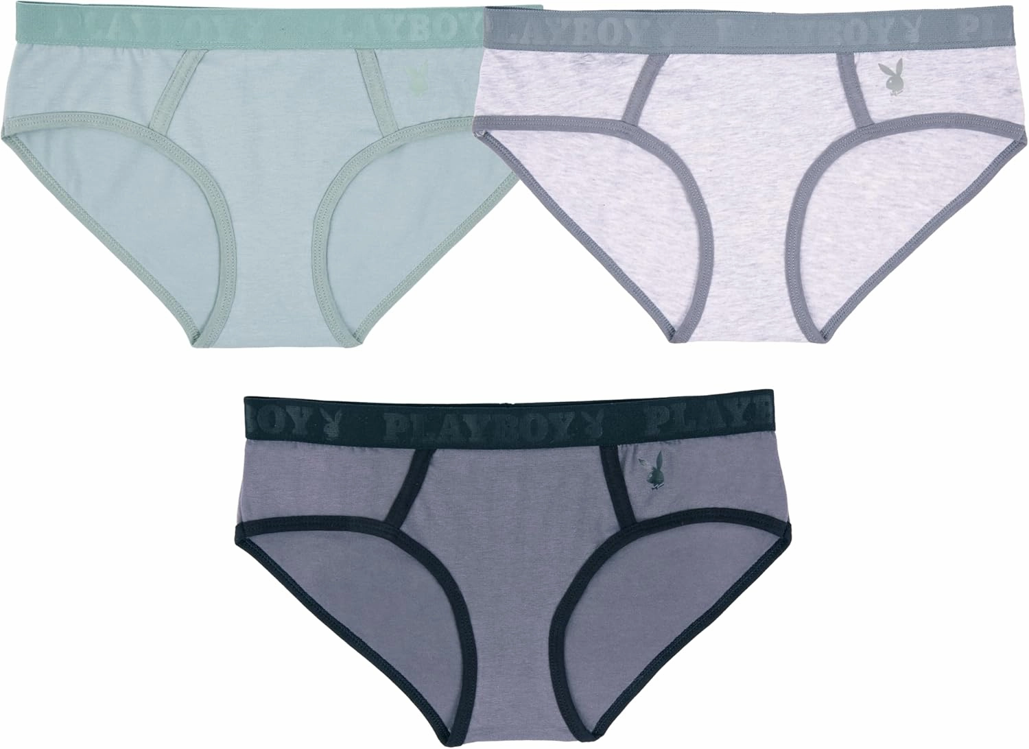 Playboy Women's Juniors Ladies Bunny Print Underwear and Sports Bra Sets in Sizes XXS-XL