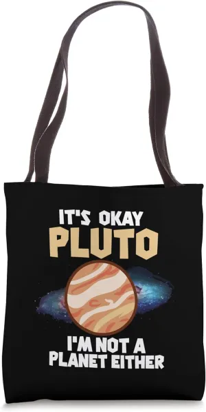 Pluto Astronomy Planet Tote Bag