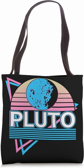 Pluto Retro Tote Bag