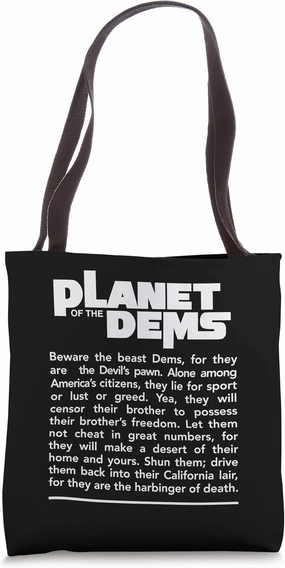 Political Science Fiction Party Democrat Republican Whig Ape Tote Bag