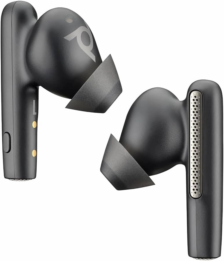 Poly Voyager Free 60 True Wireless Earbuds (Plantronics) – Noise-Canceling Mics for Clear Calls – Active Noise Canceling (ANC) – Portable Charge Case – Compatible w/iPhone, Android – Amazon Exclusive