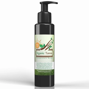 Pomegranate Mango 4 oz Healthiest Skin Bronzing Cream for Natural Glow! Subtle to Dark Gradual Tanning. Quick Indoor Face & Body Sunless Tan Lotion Better Than Chemical Bronzer