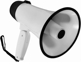 POPETPOP 1 Set Portable Handheld Megaphone Speaker Battery Operated Loudspeaker with Hand Strap for Teachers Security and Outdoor Events Sound Maximum Coverage for Crowds