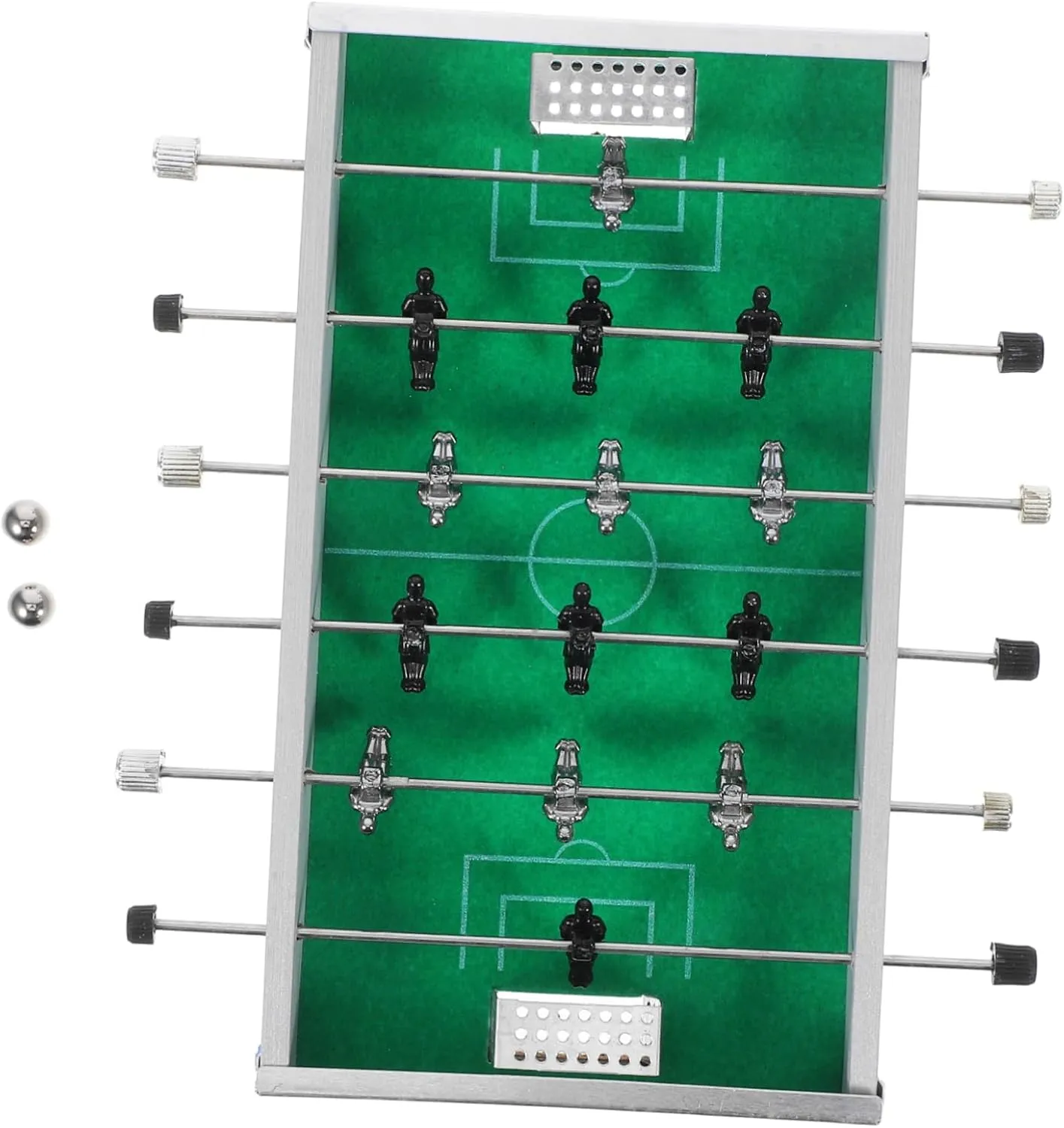 Portable Mini Table Football Game Interactive Foosball Table for Fun Family Play Game Room Outdoors Compact Design for for Enhancing Football Skills