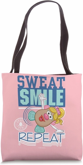 Potato Head Sweat, Smile, Repeat Tote Bag