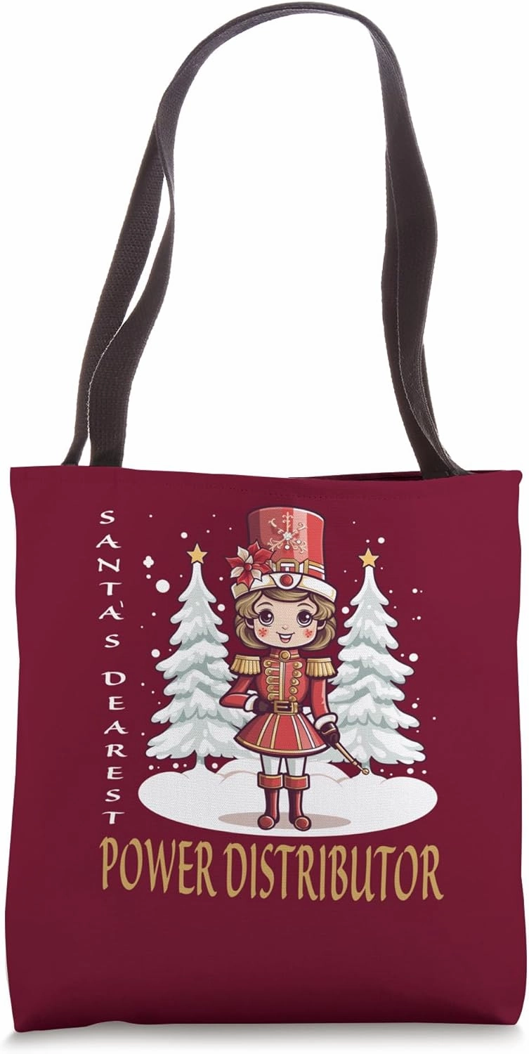 Power Distributor Christmas Classic Female Nutcracker Tote Bag