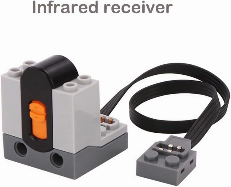 Power Functions Parts Building Blocks Train Track Motor Battery Box Infrared Remote Controller Receiver (modle2)