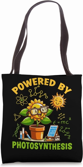 Powered by Photosynthesis Science Botany Tote Bag