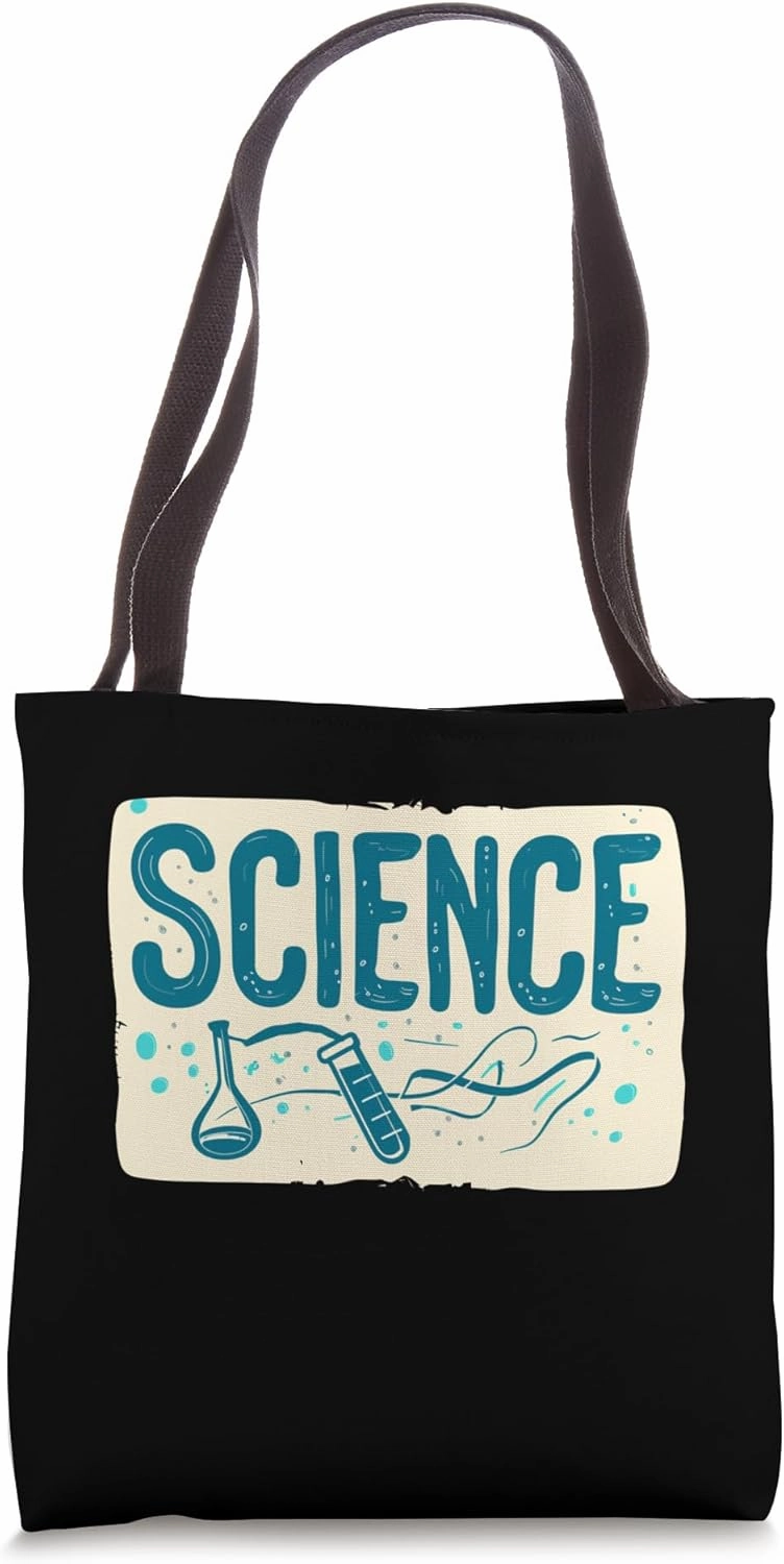 Pretty Science Statement with Test Tubes Costume Tote Bag
