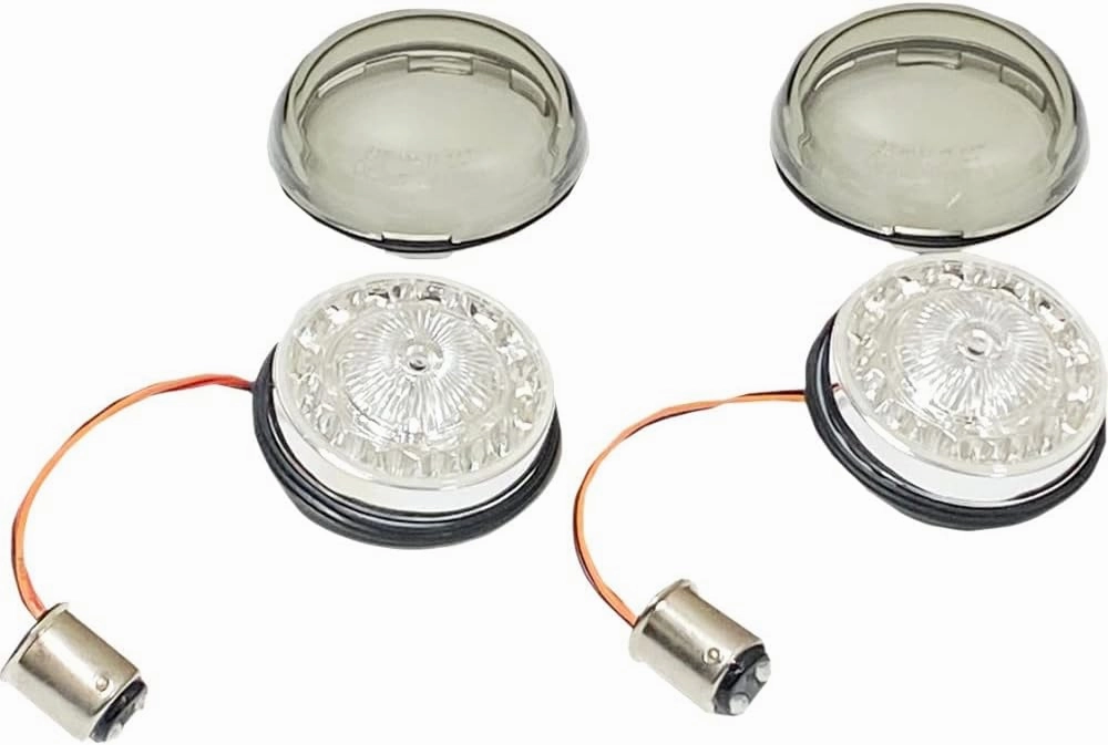 ProBEAM Red Ring 1157 LED Inserts with Smoked Lenses