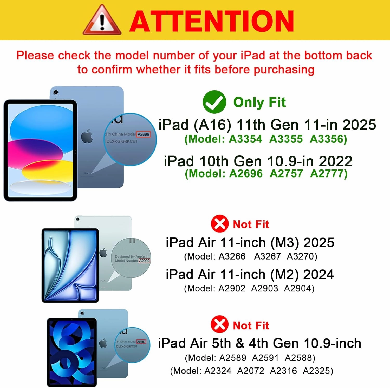 ProCase for iPad (A16) 11th Generation 11 Inch 2025/ iPad 10th Generation 10.9 Inch 2022 Case, Slim Smart Cover with Translucent Hard Shell Back, Supports Touch ID, Auto Wake/Sleep -Darkblue