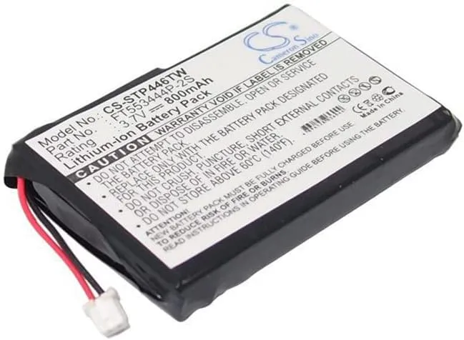 PRUVA Battery Compatible with Stabo 20640, freecomm 600 Set, PMR 446, P/N: FT553444P-2S 800mAh