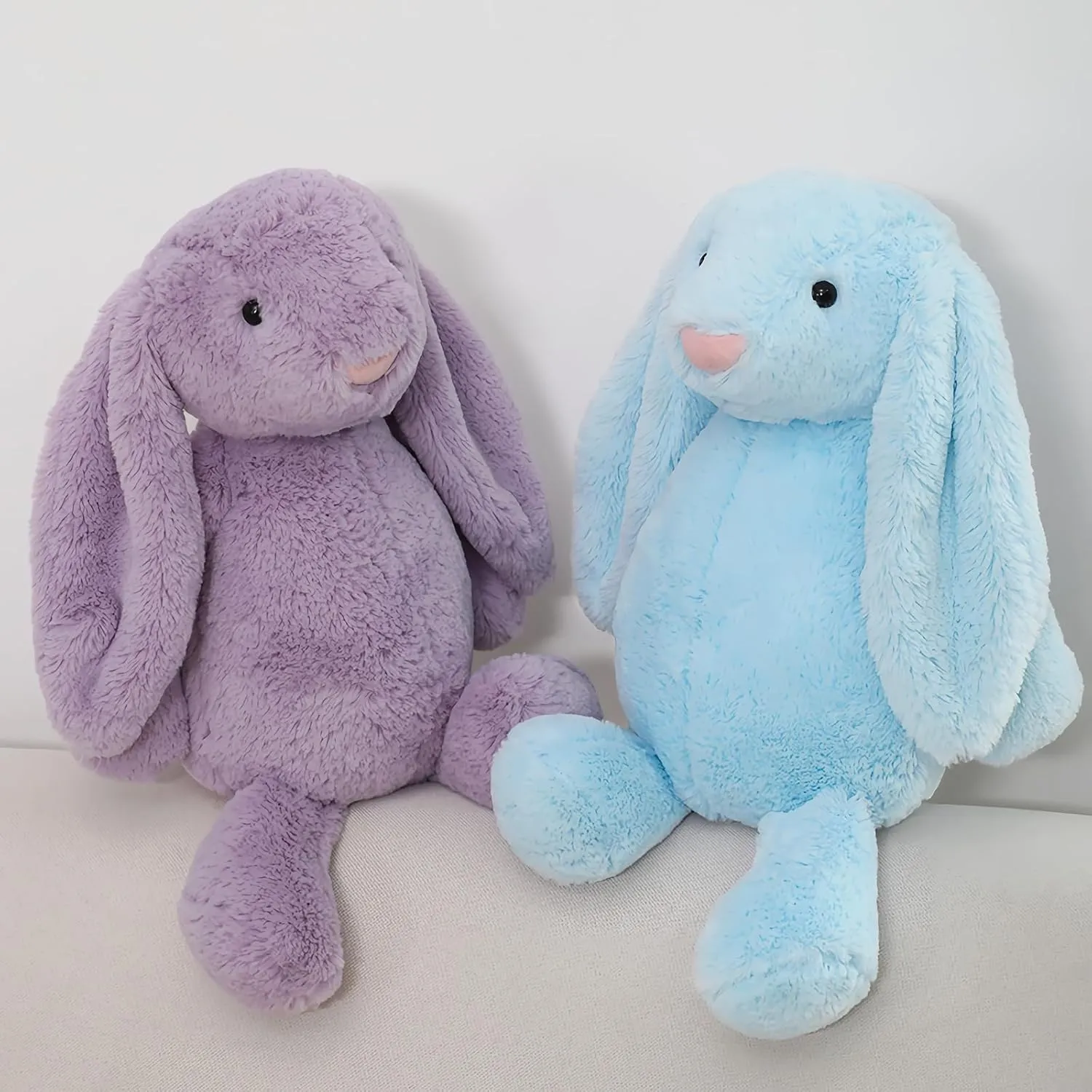 Purple Stuffed Animal Bunny Rabbit - Adorable Plush Companion for Cuddles & Playtime. Soft & Huggable with Lifelike Features. Ideal Gift for Kids (Bonnie Rabbit-Purple 15.8 inch)