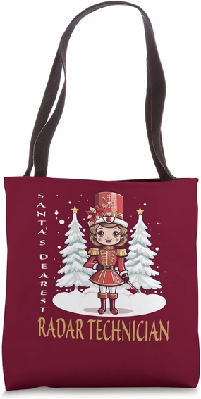 Radar Technician Christmas Classic Female Nutcracker Tote Bag