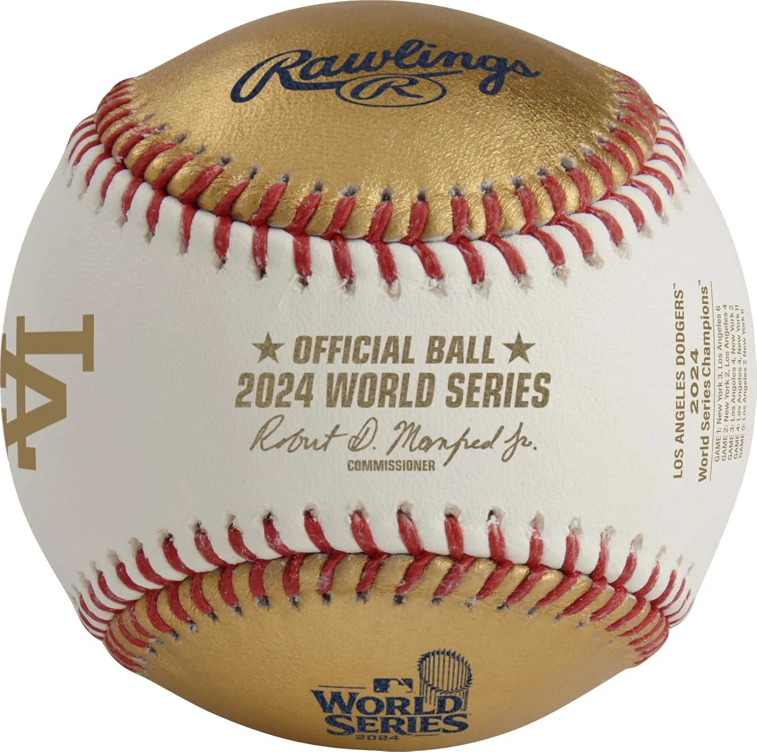 Rawlings | Official 2024 World Series Champions | Los Angeles Dodgers | Commemorative Baseball | Multiple Styles