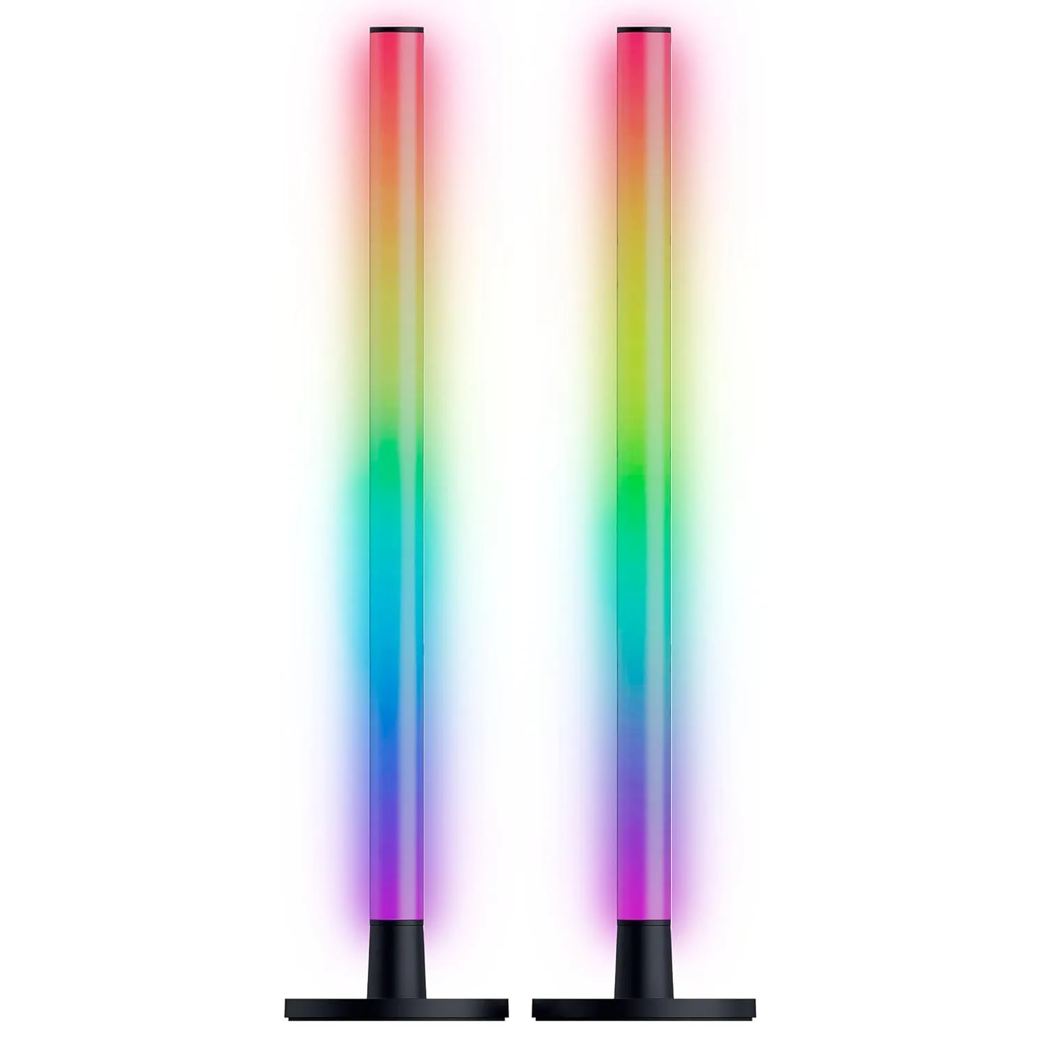Razer Aether Standing Light Bars: Front & Back Lighting - Individual Bar Customization - Single USB C Cable - Chroma RGB - Works with Alexa, Google Home - Razer Gamer Room App for Unified Control