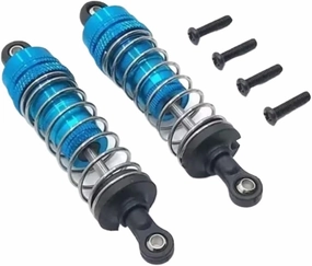 Rc Shock Absorber For Wltoys 124017 124007 124019 1/12 2pcs Metal Shock Absorber Rc Car Tracked Vehicle Parts And Accessories Upgrade Replacement And Use