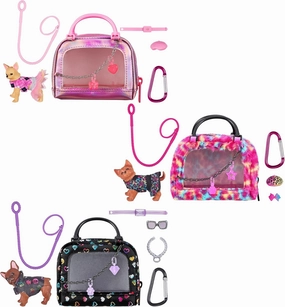 Real Littles - 3 Collectible Micro Puppy Carriers with 3 Micro Puppies and 15 Micro Working Surprises Inside!