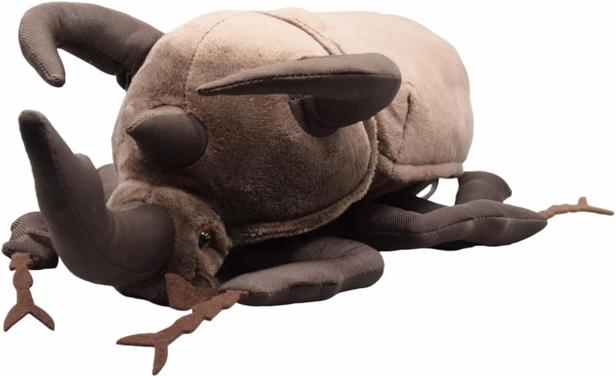 Realistic Atlas Beetle Stuffed Animal Plush Toy, Lifelike Insect Animal Plushies, Simulation Animals Doll