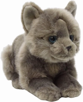 Realistic British Shorthair Cat Stuffed Animal Plush Toy, Lifelike Cat Animal Plushies, Simulation Animals Doll