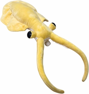 Realistic Nectocaris Pteryx Stuffed Animal Plush Toy, Lifelike Nectocaris Pteryx Animal Plushies, Simulation Ocean Animal Doll