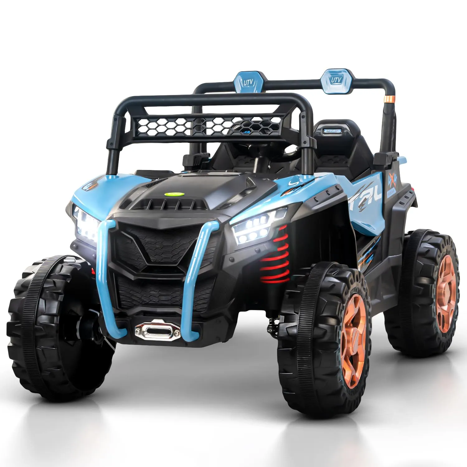 Rechargeable Battery Operated Jeep for Kids, Ride on Toy Kids Cars with Light & Music | Baby Big Jeep Battery Car